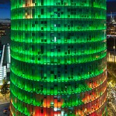 GIF animado de la Torre Agbar