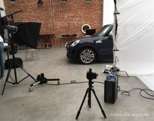 Panoramica 360 interior coche Mini Seven