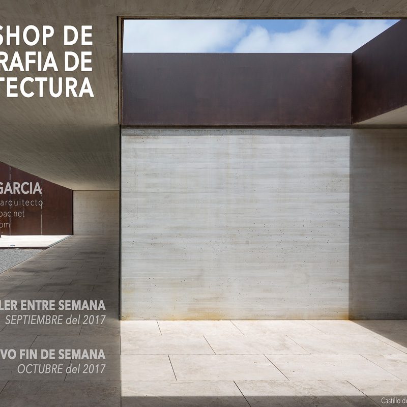 Fotografia de Arquitectura Cartel taller fotografia arquitectura-2