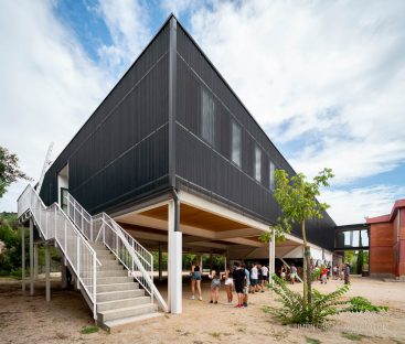 Fotografia de Arquitectura Ampliacio Institut Tiana-Nuria Saura-AMB-03-SG2136_7598