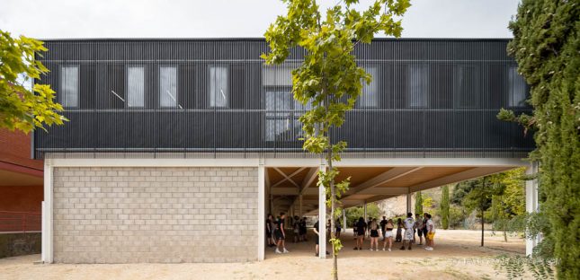 Fotografia de Arquitectura Ampliacio Institut Tiana-Nuria Saura-AMB-06-SG2136_7656